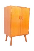 MID 20TH CENTURY TEAK RECORD MUSIC CABINET