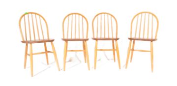 A PAIR OF RETRO VINTAGE BEECH ERCOL WINDSOR 139 STYLE CHAIRS