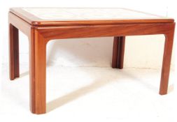 G-PLAN FURNITURE - TEAK TILE TOP OCCASIONAL COFFEE TABLE