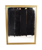 LARGE VINTAGE 20TH CENTURY GILT OVER MANTLE MIRROR