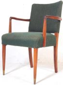 BRITISH MODERN DESIGN - MID CENTURY TEAK OFFICE DESK CHAIR