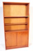 RETRO VINTAGE TEAK BOOKSHELF CABINET BY HERBERT GIBBS