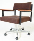 MID CENTURY RETRO 1950'S TUBULAR METAL SWIVEL CHAIR