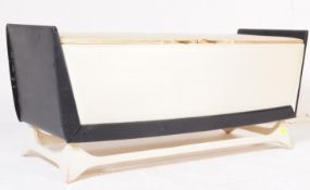 RETRO VINTAGE MID 20TH CENTURY LEATHERETTE BLANKET BOX