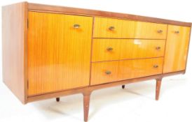 F. WRIGHTON & SONS VINTAGE TEAK SIDEBOARD CREDENZA