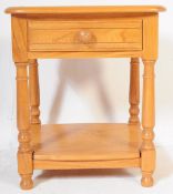 MID CENTURY ERCOL BEECH & ELM SIDE TABLE