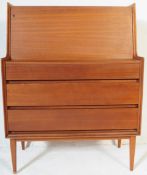 RETRO VINTAGE MID 20TH CENTURY TEAK BUREAU DESK
