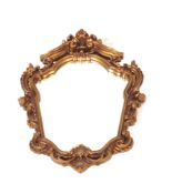 ITALIAN STYLE GILT RESIN EVEREST ROCOCO WALL MIRROR