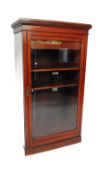 VICTORIAN 19TH CENTURY MAHOGANY PEDESTAL LIBRARY BOOKCASE