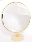 BRITISH MODERN DESIGN - MID CENTURY CREAM PLASTIC MIRROR