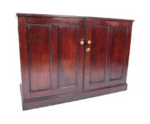 19TH CENTURY VICTORIAN MAHOGANY SCHOOL CUPBOARD