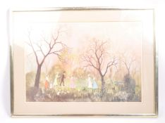 HELEN BRADLEY - 20TH CENTURY WATERCOLOUR PRINT PAINTING