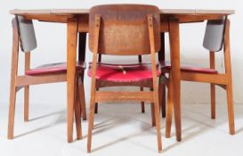 MID CENTURY RETRO ITALIAN STYLE FORMICA DINING ROOM SUITE