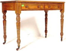 VICTORIAN 19TH CENTURY MAHOGANY WRITING TABLE DESK