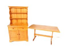 VICTORIAN REVIVAL COUNTRY PINE FARMHOUSE KITCHEN DRESSER