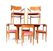 BRITISH MODERN DESIGN - TEAK DINING TABLE & 8 CHAIRS