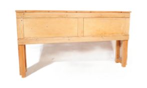 RECLAIMED 19TH CENTURY HAND MADE PINE DOUBLE HEADBOARD