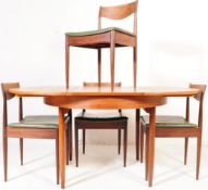 BRITISH MODERN DESIGN - MID CENTURY TEAK DINING ROOM SUITE