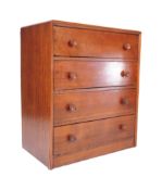 MEREDEW FURNITURE - TEAK PEDESTAL CHEST OF DRAWERS