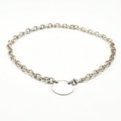 VINTAGE 925 SILVER IDENTITY PANEL NECKLACE CHAIN