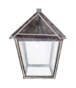 LARGE VICTORIAN EXTERIOR LANTERN / LIGHT IN CAST IRON