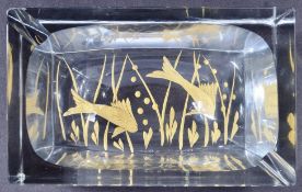 STUDIO GLASS - SWEDISH - KOSTA BODA FISH GLASS PAPERWEIGHT