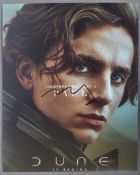 DUNE (2021) - TIMOTHEE CHALAMET - SIGNED 8X10