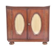 VICTORIAN 19TH CENTURY MAHOGANY CORNER CABINET