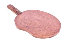 ROBERT 'MOUSEMAN' THOMPSON - OAK CHEESE BOARD