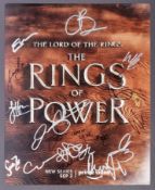 THE RINGS OF POWER - CAST SIGNED 11X14