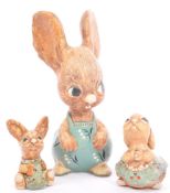 COLLECTION OF VINTAGE 20TH CENTURY PENDELFIN RABBIT FIGURES