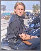 SONS OF ANARCHY - CHARLIE HUNNAM - AUTOGRAPHED 8X10