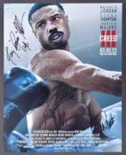 CREED III (2023) - MULTI-SIGNED CAST POSTER - AFTAL AUTHENTICATION