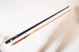 THE WALTER LINDRUM WORLD CHAPMION SNOOKER CUE