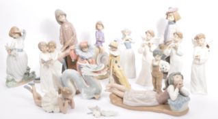 A LARGE COLLECTION OF SPANISH NAO BY LLADRO CHINA FIGURINES
