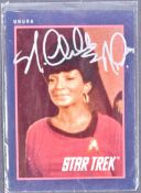 STAR TREK - NICHELLE NICHOLS (1932-2022) - AUTOGRAPHED TRADING CARD