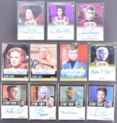 STAR TREK - RITTENHOUSE ARCHIVES - AUTOGRAPH SERIES SIGNED CARDS