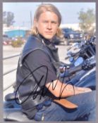 SONS OF ANARCHY - CHARLIE HUNNAM - AUTOGRAPHED 8X10