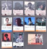 CULT TV / FILM - COLLECTION OF AUTOGRAPHED TRADING CARDS