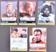STAR TREK - RITTENHOUSE ARCHIVES - AUTOGRAPH SERIES SIGNED CARDS