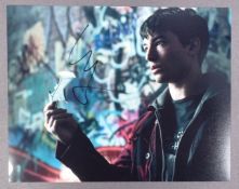JUSTICE LEAGUE (2017) - EZRA MILLER (THE FLASH) - SIGNED 8X10