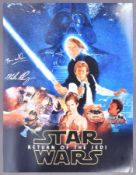 STAR WARS - RETURN OF THE JEDI - AUTOGRAPHED POSTER
