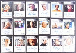 STAR TREK - RITTENHOUSE ARCHIVES - SIGNED TRADING CARDS