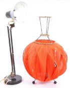 TWO MID CENTURY VINTAGE ANGLEPOISE AND TABLE TOP LAMPS LIGHTS