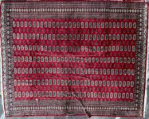 VINTAGE 20TH CENTURY BUCAHRA PERSIAN ISLAMIC FLOOR RUG