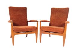 PAIR OF MID 20TH CENTURY PARKER KNOLL ARMCHAIRS