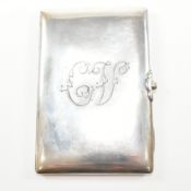 EDWARDIAN HALLMARKED SILVER CIGARETTE CASE