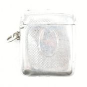 VICTORIAN SILVER HALLMARKED VESTA CASE
