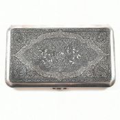 MID 20TH CENTURY STERLING SILVER THAI CASED CIGARETTE CASE
