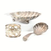 COLLECTION OF VICTORIAN & LATER HALLMARKED SILVER